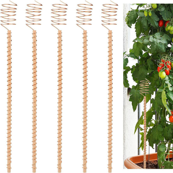 Electroculture Garden Copper Coils Plant Support Stake for Vegetables