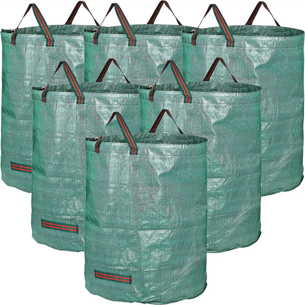 Garden Waste Bags Large Green Recycling Bale Rubbish Bags 5PCS 500L