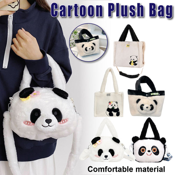 Cute Panda Plush Crossbody Bag | Kids Shoulder Purse for Girls & Travel Gifts