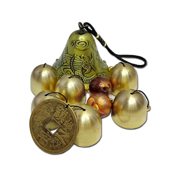 Wind Chimes Large Copper Bells Hanging Garden Yard Home Decor Outdoor 48cm AU