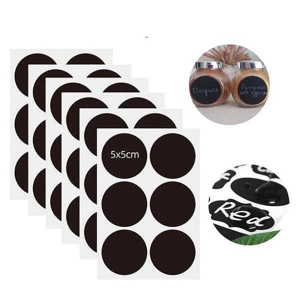 1-3Sets Jar Labels Bottle Stickers Blackboard Chalk Pen Kitchen Pantry Spice New