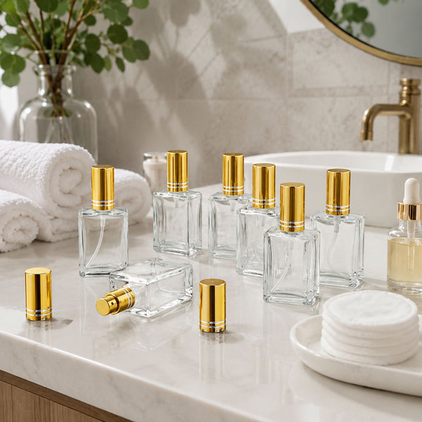 24PCS 15ml Glass Perfume Spray Bottles – Refillable Fine Mist Atomizers