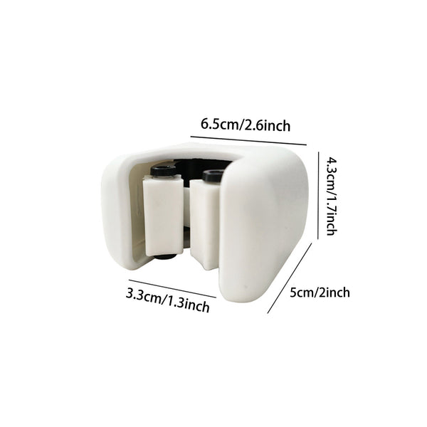 3PCS Wall Mounted Mop Holder Clips Broom Brush Storage Rack Anti-Slip Organiser