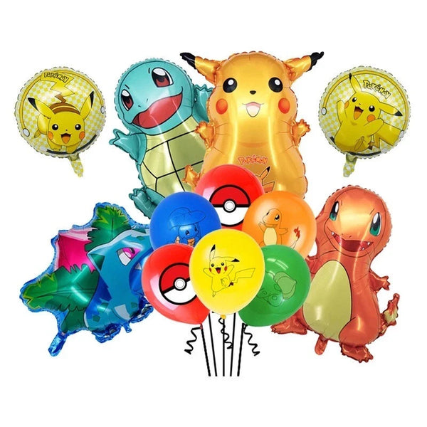 Pikachu Birthday Party Paper Lolly Loot Bag Box Balloons Stickers Party Favour