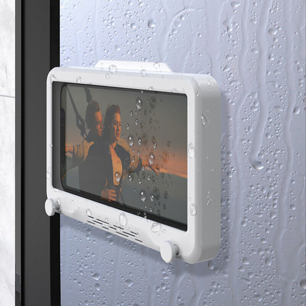Universal Waterproof Phone Case Bathroom Shower Phone Holder Wall Mounted AU