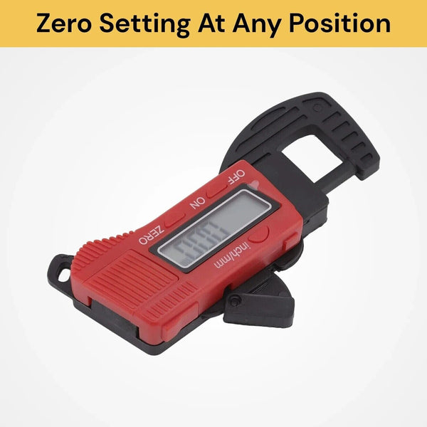 0-12.7mm Convenient Meter Tester LCD Display Thickness Gauge Micrometer Tester