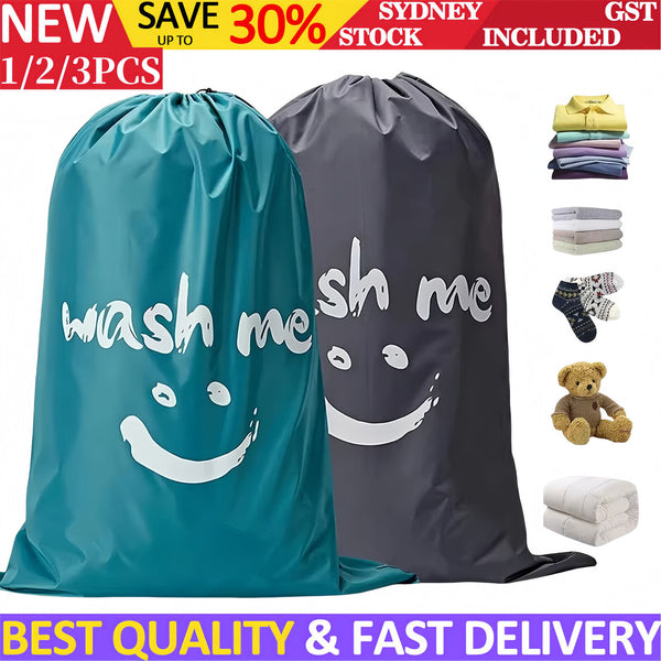 Laundry Bag Travel Clothes Storage Drawstring Washing Mesh Pouch Bags Lingerie