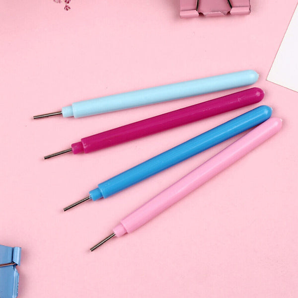 6Pcs Slotted Paper Craft Tool Handmade Kit DIY Winder Roll Paper Quilling Pen