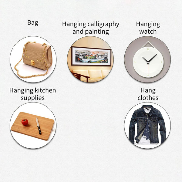 1/2Set Picture Hangers Hooks 30M Wire Photo Frame Hanging D Ring Stainless Steel