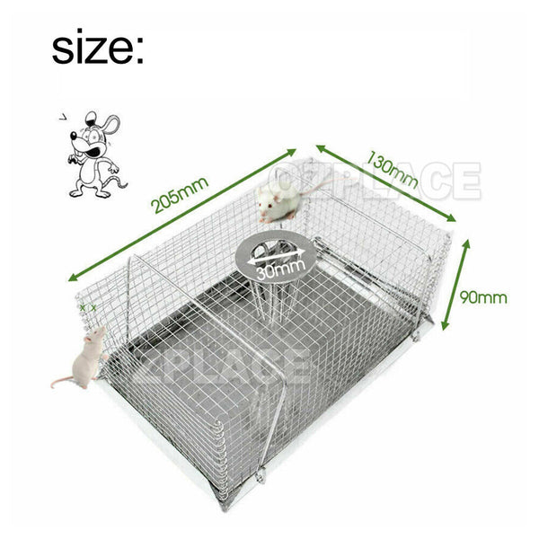 Rodent Rat Mouse Mice Trap Cage Catcher Top Entry Humane Small Animals Pest AU