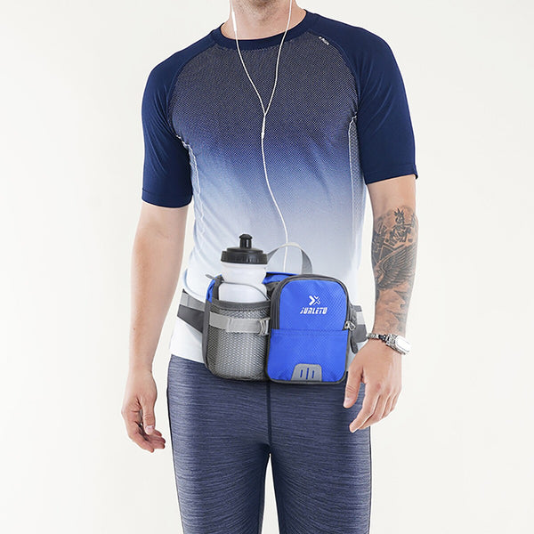 Belt Bag Water Bottle Holder Outdoor Cycling Nylon Waist Pack Camping Hiking