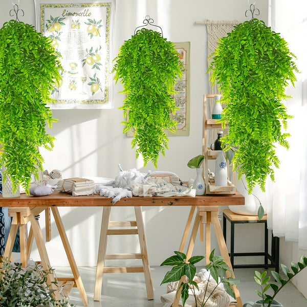 2pcs Artificial Ivy Hanging Vine Garland | Fake Trailing Plants for Home Garden Decor