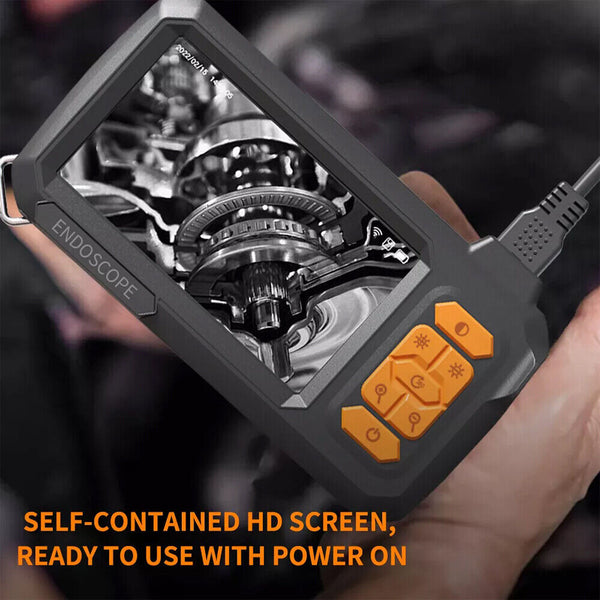 8mm 1080P Lnspection Borescope Lens Screen Endoscope Car Lndustrial 4.3