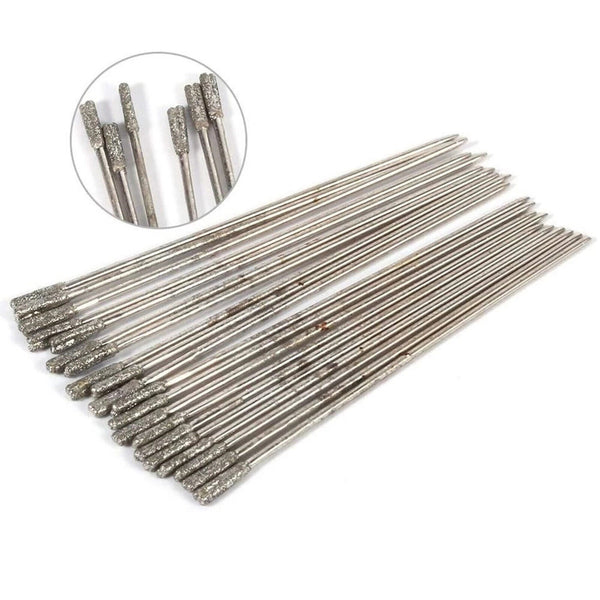 1mm Diamond Coated Lapidary Drill Bits/Solid Bits Needle/For Jewelry-Agate