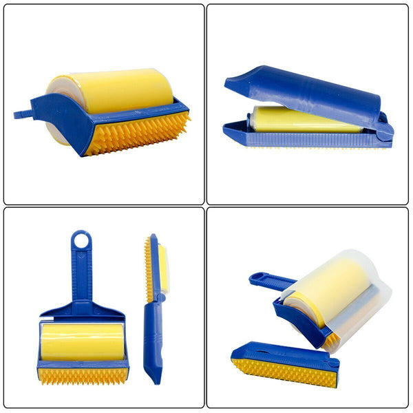 Handheld Stick It Roller Pet Hair Remover Reusable Washable Sticky Lint Roller