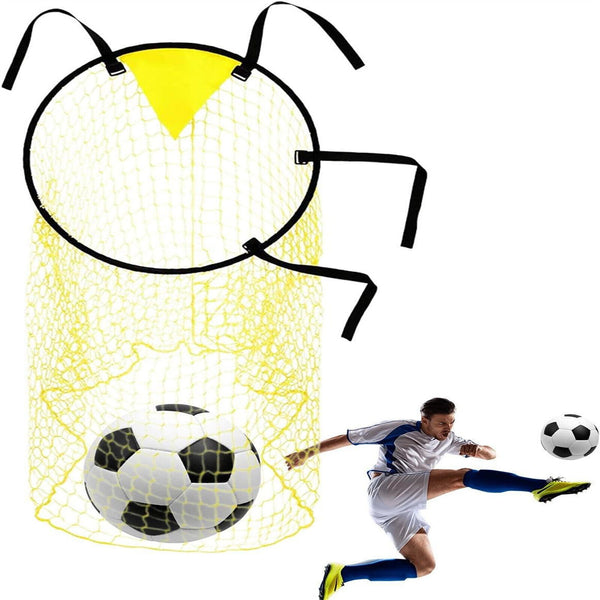 2PCS Football Target Net Soccer Target Goal Net Soccer Top Bins Goal Target Bags
