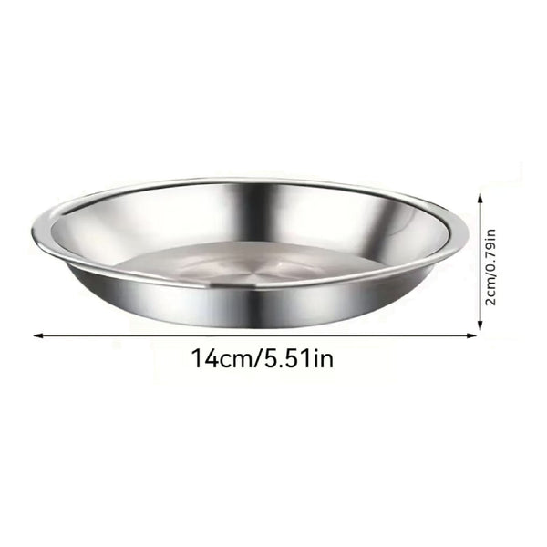 Stainless Steel Dog Bowl Set – Non-Slip Large Capacity Pet Food & Water Bowls (6-Pack)