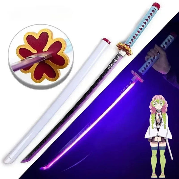 Demon Slayer LED Light Up Katana Sword Tanjiro Rengoku Cosplay Gift