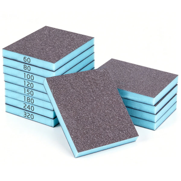 Sanding Sponge Set 8pcs – Double-Sided Sanding Blocks 60-320 Grit