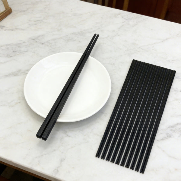 50 Pairs Reusable Alloy Chopsticks | Dishwasher Safe Chinese Japanese Chopsticks Set