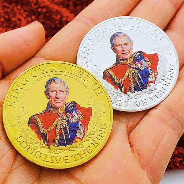 King Charles III Coronation Coins Souvenirs British Royal Medal Coin