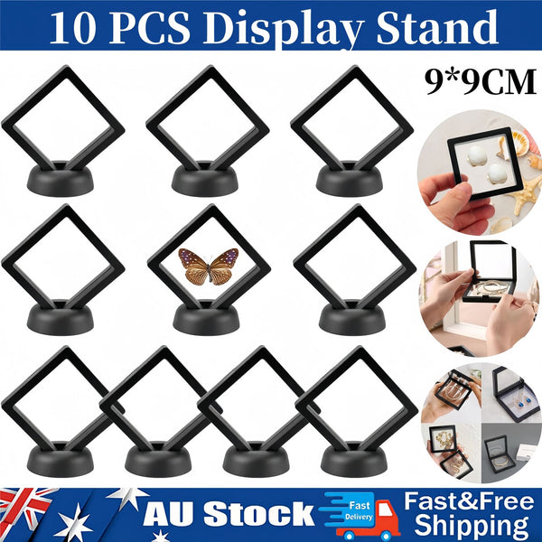 10PCS Display Case Stand Protective Jewelry Packaging Box for 3D Floating Frames
