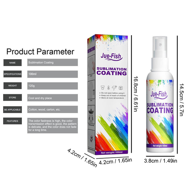 Sublimation Coating Spray For All Fabric Polyester Shirt Cotton T-Shirts