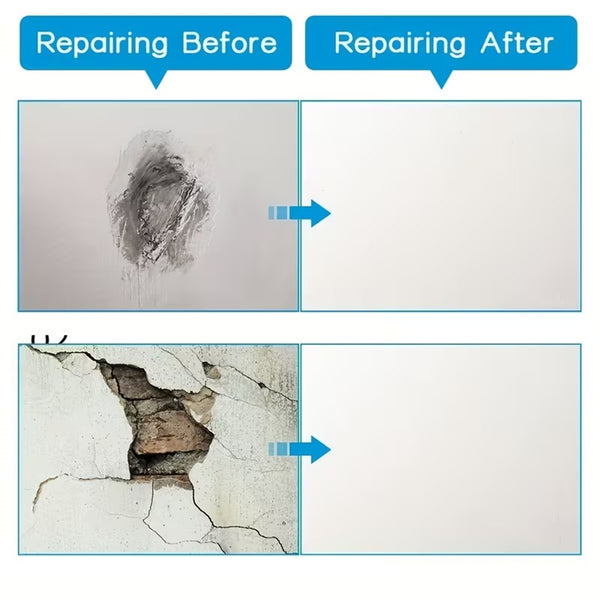 Triangle scraper included in the plasterboard patch wall repair kit