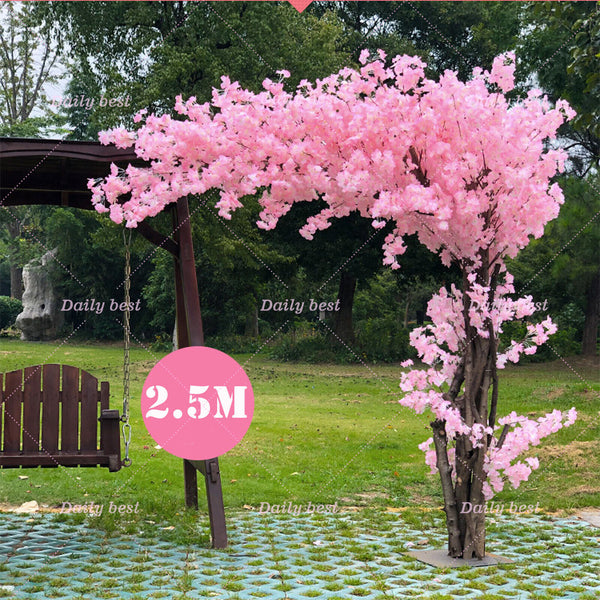 2.5mx 2m Artificial Cherry Blossom Tree Flowers Wedding Party Shop Fake Plant AU