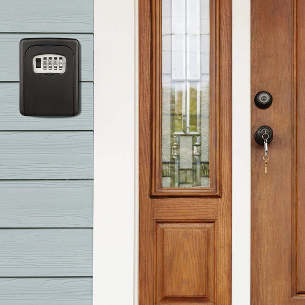 2PCS Wall Mounted Key Lock Box 4 Digit Combination Security Storage Safe