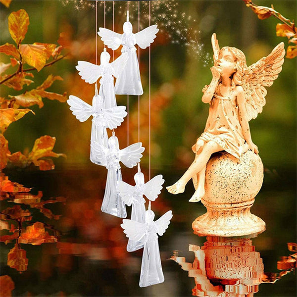 Colour Changing Wind Chimes LED Light Hanging Decor Outdoor Solar Powered Garden