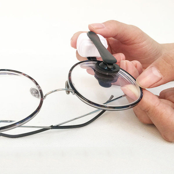 Portable Spectacle Sunglass Lens Cleaner Eyeglass Glasses Soft Brush Maintenance
