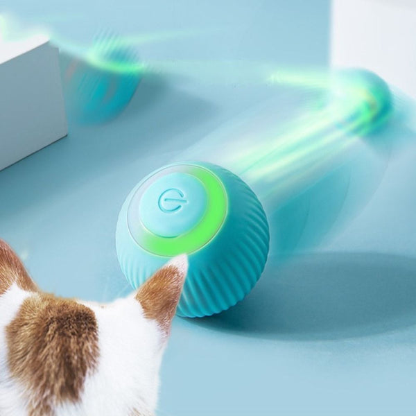 Automatic Rolling Ball Smart Electric Self-moving Pet Cat Dog Interactive Toy AU