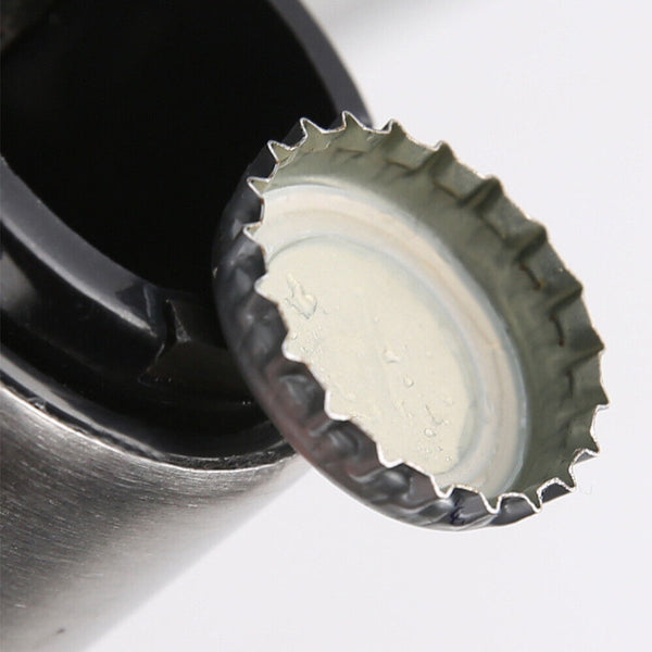 Pocket Opening Stainless Steel Bottle Opener Push Cap Soda Down Beer Automatic