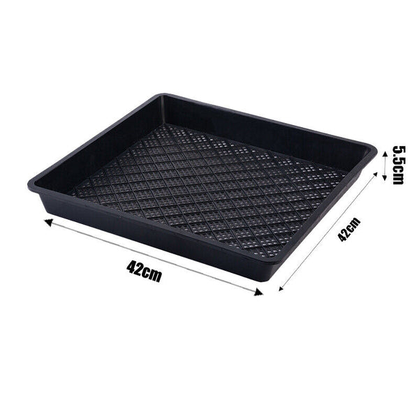 Seedling Tray Fine Hole Plant Propagation Seedling Hydroponic 42x42x5.5cm