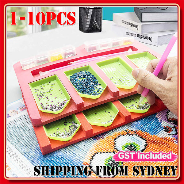 5D Diamond Painting Tools Box Diamond Accessories Tray Art Craft Pen Rhinestones