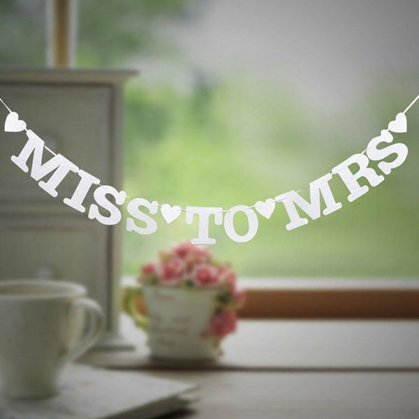 Hens Party Decorations – Miss To Mrs Bridal Shower Banner
