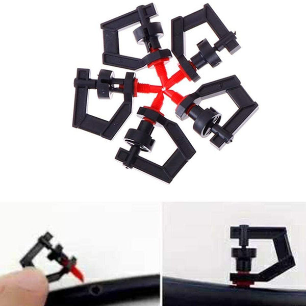 10/20X Full 360° Micro Sprinkler Irrigation Watering System Poly Tube AU Black A