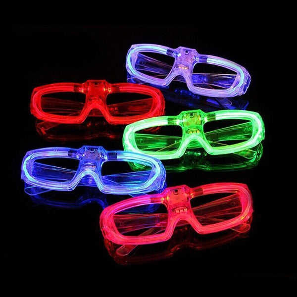 5Pcs LED Light Up Glasses Glow Party Glasses for Festival Rave Night Events AU