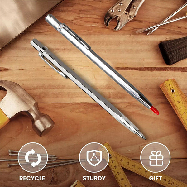 5PCS Engraving Pen Glass Metal Wood Engraver Scribe Tool Portable Pocket Diamond