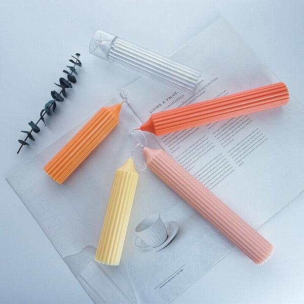 Long Pole Candle Mold Plastic Pillar Candle Making DIY Candle Mould Supplies AU