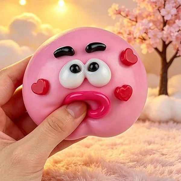 Smushers Face Squishy Stress Relief Toy Soft Slow Rising Sensory Squeeze Ball