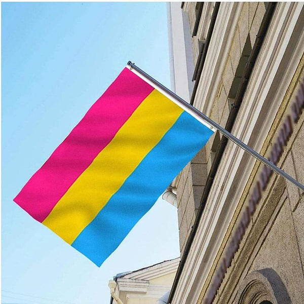 Pansexual Large Flag 90x150cm Trans Pride LGBT Lesbian Gay Rainbow Mardi Gras AU