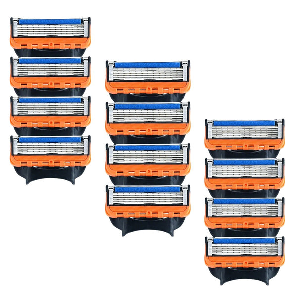 Fusion 5 Compatible Razor Blades Refills with Handle 5 Layer Shaving Cartridges