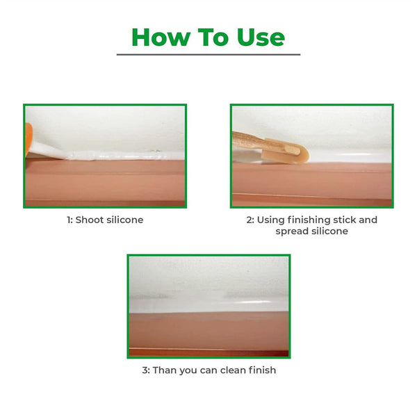 4 PCS Grout Caulk Finishing Tool Assorted Silicone Caulking Finisher Spatula AUS