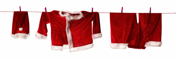 9PC Santa Claus Costume Suit Adult Christmas Party Mens Velvet Xmas Express Ship