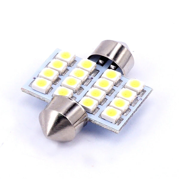 13pcs T10 LED 12V Light Car Bright White Festoon Globe Bulb Interior Kit 31MM AU