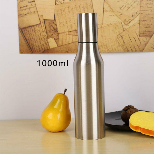 Kitchen Dispenser Bottle Stainless Steel Oil Vinegar 0.5/0.75/1L Leak-proof AUS