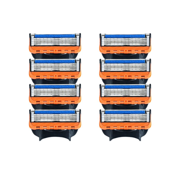 Fusion 5 Compatible Razor Blades Refills with Handle 5 Layer Shaving Cartridges