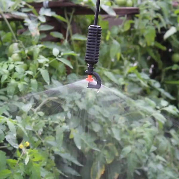 10/20X Full 360° Micro Sprinkler Irrigation Watering System Poly Tube AU Black A